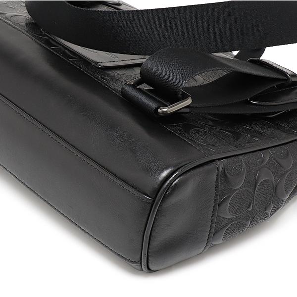 COACH（コーチ） ショルダーバッグ F67355 レザー ブラック メンズ