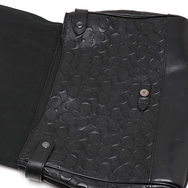 COACH（コーチ） ショルダーバッグ F67355 レザー ブラック メンズ