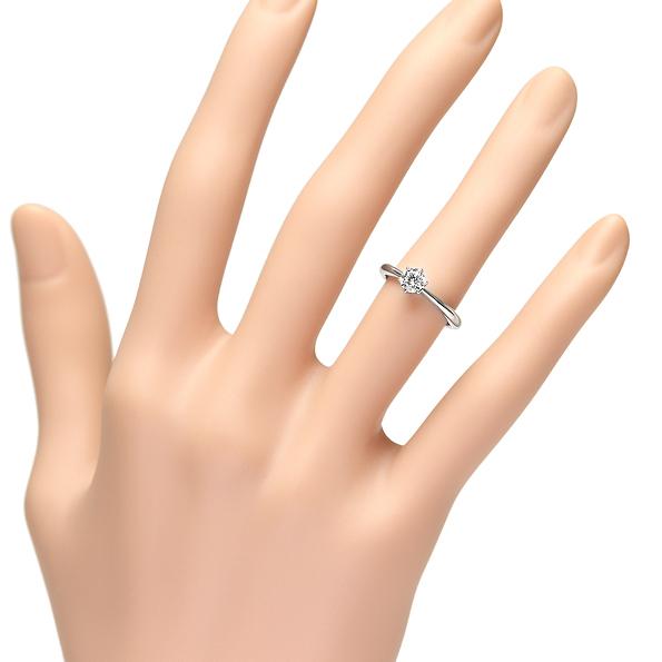 Pt850 ダイヤモンド0.34ct リング 指輪