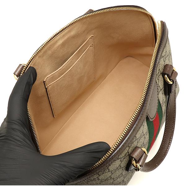 GUCCI ダブルG ショルダーバッグ スエード 3way ゴールド×ブラウン