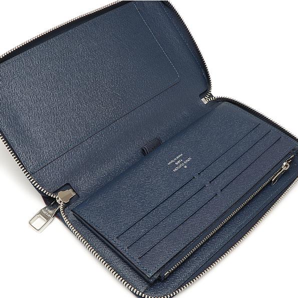 ルイヴィトン　ジッピーオーガナイザー　新品ネイビー ルイヴィトン ジッピーオーガナイザー 新品ネイビー ルイヴィトン