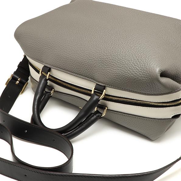 FURLA（フルラ） 中古 ブロガー M サッチェル 2WAYバッグ グレー