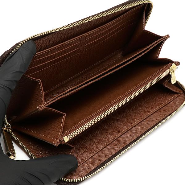 未使用級 ルイヴィトン ジッピーウォレット モノグラム ブラウン M42616 ルイヴィトン LOUIS VUITTON ジッピーウォレット M42616