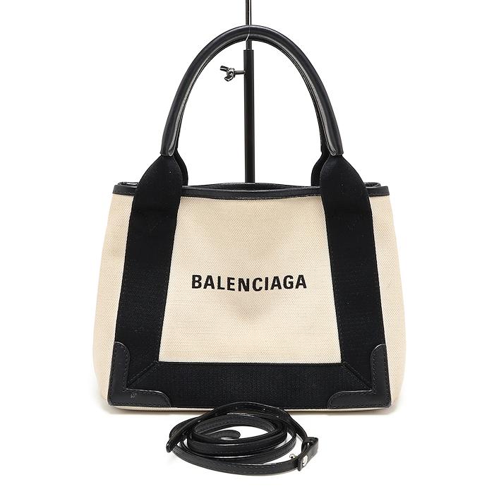 ​美品　バレンシアガ ネイビーカバスXS 2way　トート 黒　付属品完備 BALENCIAGA（バレンシアガ） ネイビーカバス XS トートバッグ