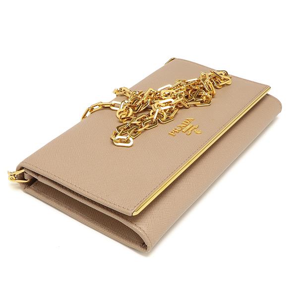 美品 プラダ SAFFIANO METAL サフィアーノメタル 1M1440 CAMMEO