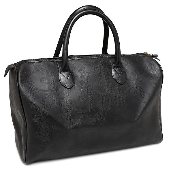 Christian Dior トロッター柄 ミニボストンバッグ PVC Christian Dior トロッター柄 ミニボストンバッグ PVC
