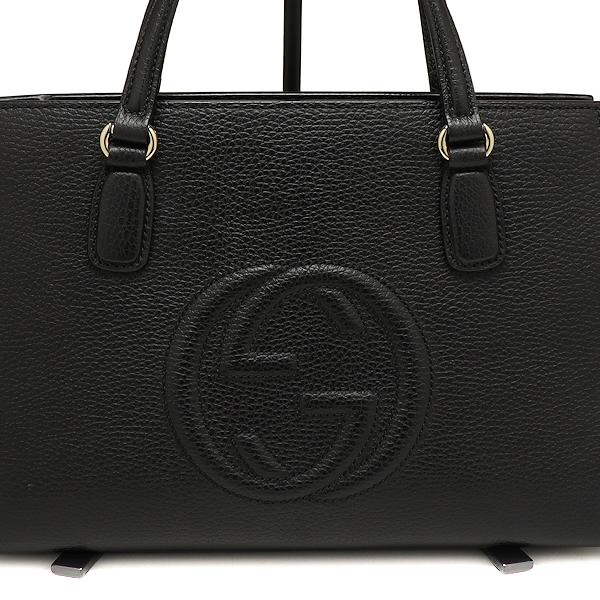 GUCCI（グッチ） 美品 ソーホー 431571 ハンドバッグ レザー ブラック