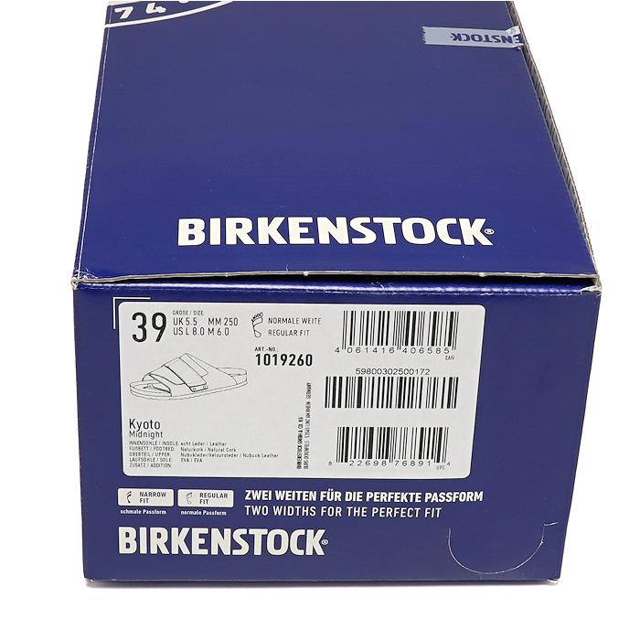 未使用 ビルケンシュトック サンダル キョウト ミッドナイト 1019260 25cm メンズ BIRKEN STOCK サンダル 25cm BIRKEN