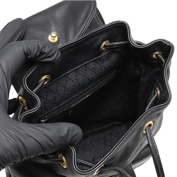 GUCCI グッチ バンブーリュックサック ミニ レザー ブラック GUCCI（グッチ） バンブー ミニ リュック 003 2058 0030 レザー