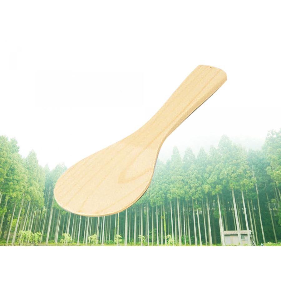 受注生産品 さわら材のおひつ（江戸びつ） ２７Φ（約1升用） 国産ヒノキのしゃもじ付き（shop限定セット）の画像