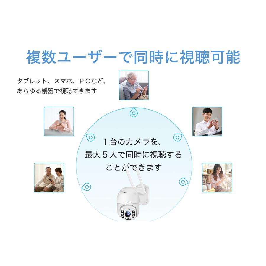 GENBOLT 防犯カメラ 屋外 wifi/4G 工事不要 3MP/4MP/ 8MP 監視カメラ