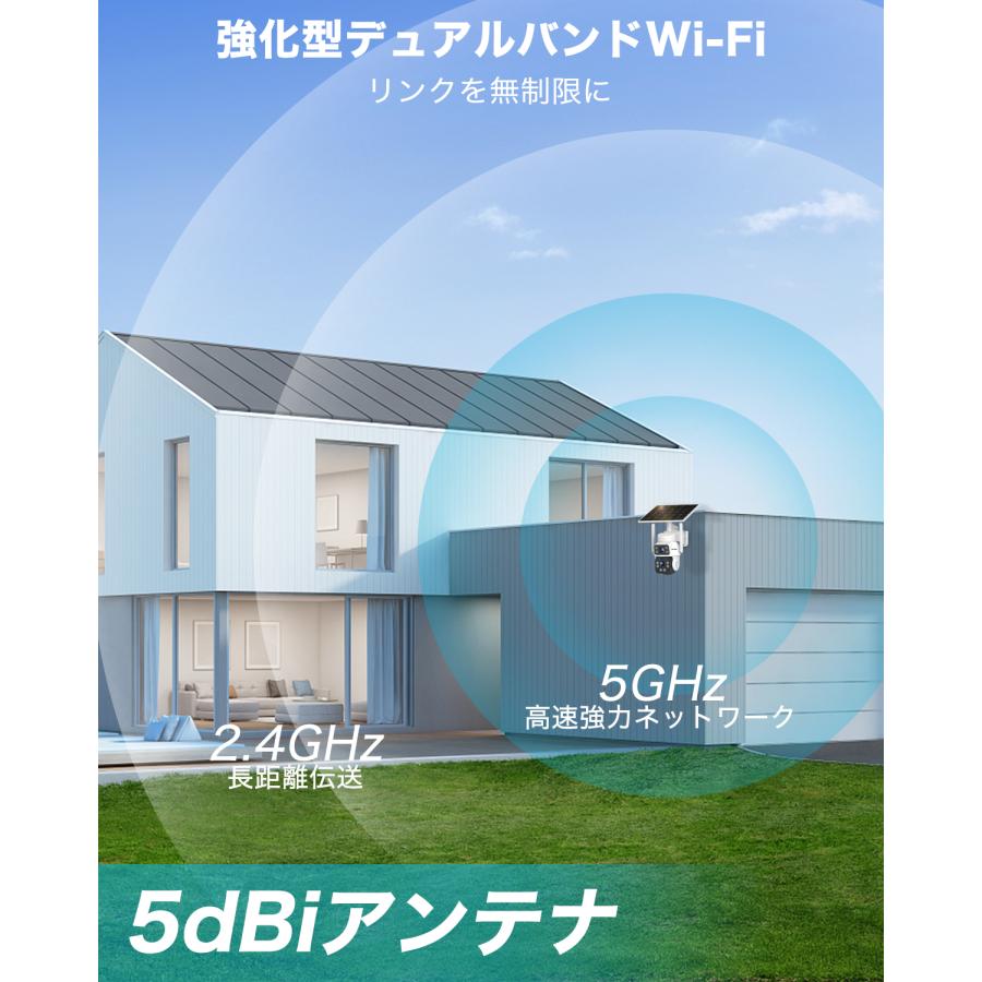GENBOLT 防犯カメラ 屋外 ソーラー wifi/4G LTE 3MP 監視カメラ