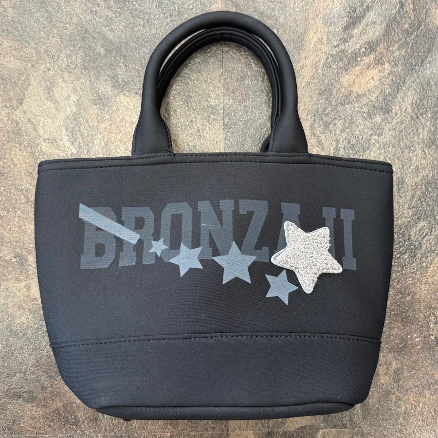 OZレーシング x ブロンザージ ミニトートバック ブラック BRONZAJI