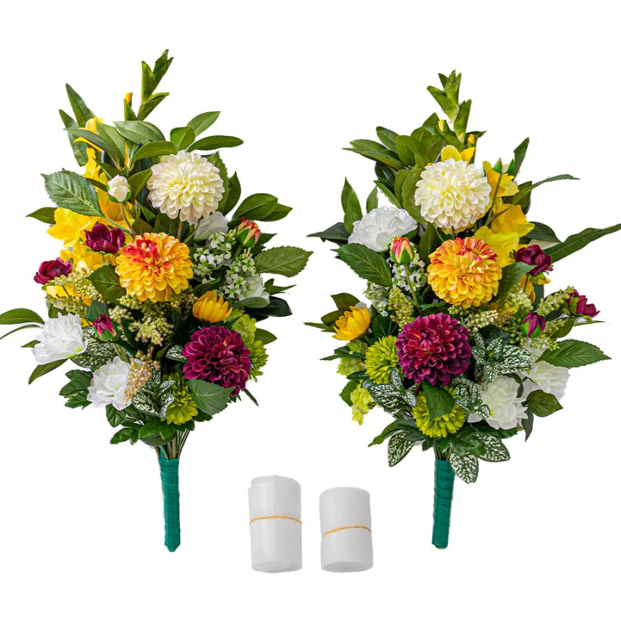 新作saleセール30 Off ダリア グラジオラス 菊 しきみ 樒 付き造花 2束 固定具付き 造花 仏花 お墓用 仏壇用 お墓参り お盆 お彼岸 お供え お悔み 命日 P1 040 短納期 早者勝ち Www Pulsesportsent Com