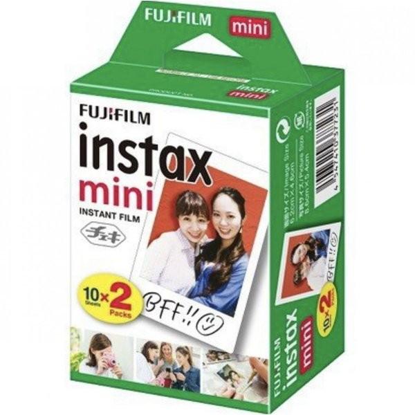 INSTAX MINI JP 2P チェキ フィルム インスタント カラー セット instax mini 2パック (10枚入×2) 20枚