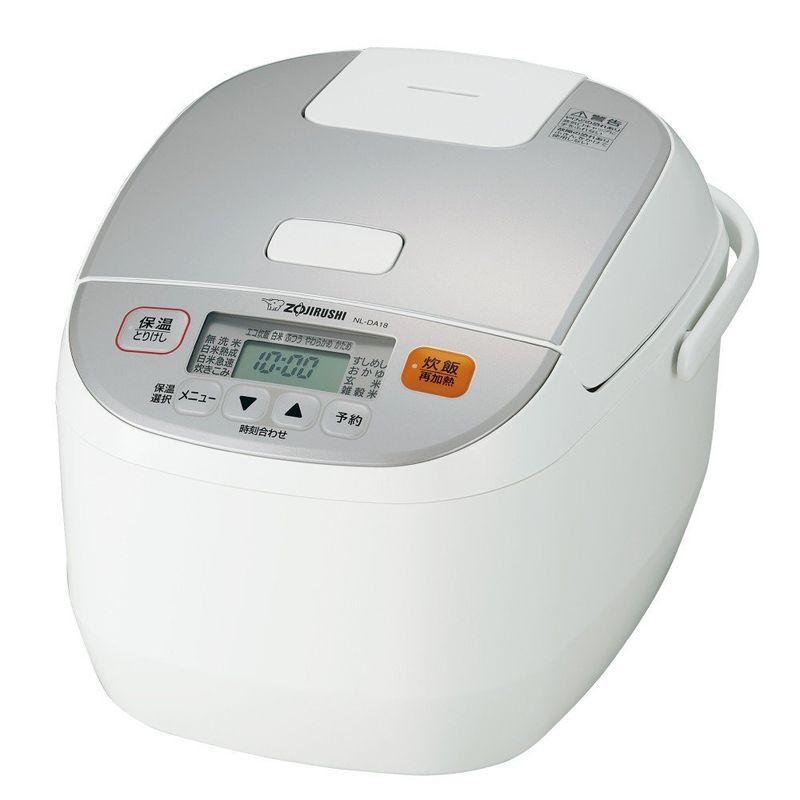 Zojirushi 炊飯器 NL-DA18-WA ホワイト 象印（ZOJIRUSHI） NL-DA18-WA 炊飯器 一升 マイコン式 極め炊き 黒厚