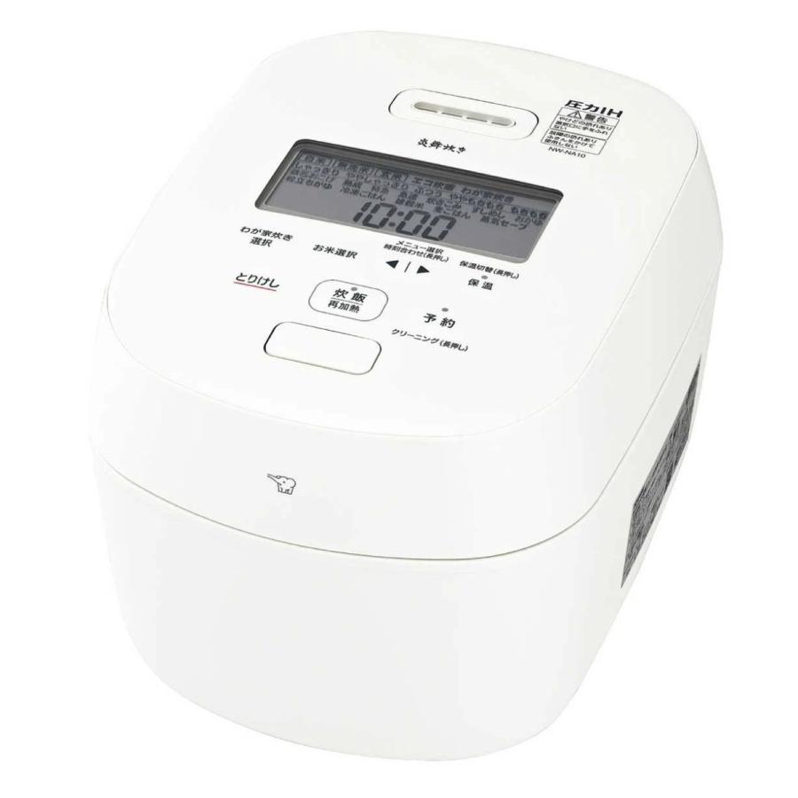 象印（ZOJIRUSHI） NW-NA10-WA 圧力IH炊飯器 炎舞炊き 5.5合炊き 豪炎