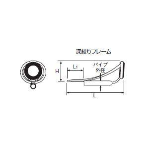 富士工業 トップガイド T-MNST6 チタン SiC MNガイド ロッド パーツ メール便対応可能｜ozatoya｜02