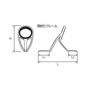 富士工業 ガイド T-KWSG25 チタン SiC KWガイド ロッド パーツ｜ozatoya｜02