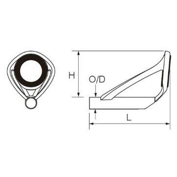 富士工業 Fuji工業 Kgトップガイド T Kgst5 Sicリング パイプサイズ1 1 2 2mm 軽量トップガイド クリックポスト対応可能 Ozatoya 通販 Yahoo ショッピング