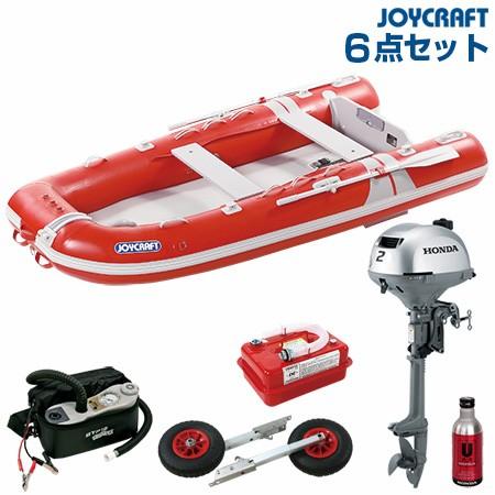 ジョイクラフト ゴムボート船外機セット カヌー カヤック ボート わくわくセット ゴムボート本体 グランド315ワイドssホンダ2馬力船外機