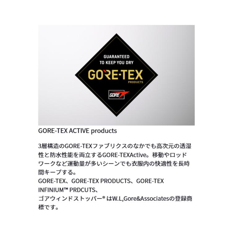 ダイワ レインウェア DR-1224 GORE-TEX Active ボートレインスーツ ライムイエロー DAIWA 取寄｜ozatoya｜06