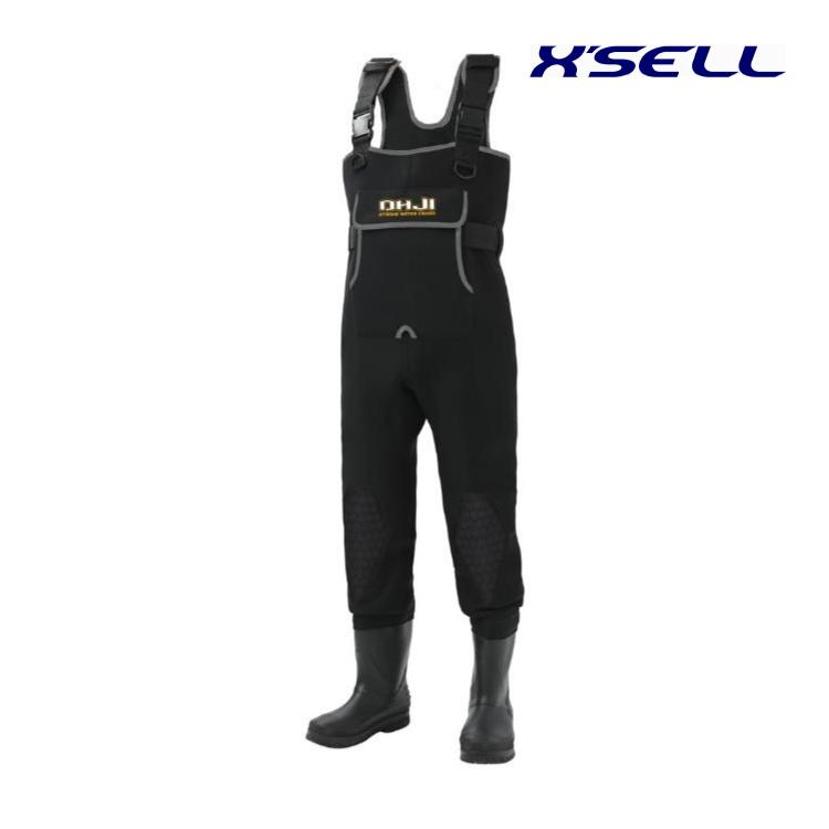 エクセル OH-006P クロロプレーンウェダー (フェルトピンソール 中丸) 約4mm厚 S (24.0cm-24.5cm) ブラック エクセル OH-006P クロロプレーンウェダー フェルトピンソール 中丸 約