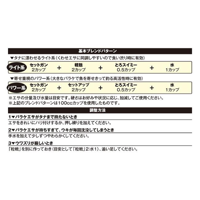 マルキュー（MARUKYU） エサ へら セットガン : OZATOYA - 通販
