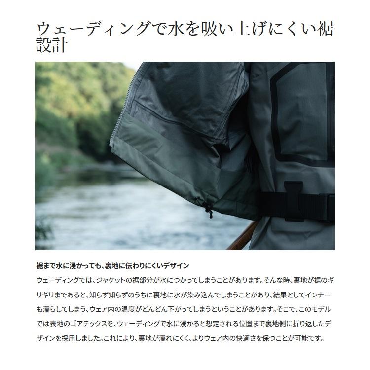 シマノ レインウェア RA-025X ゴアテックスショートレインジャケット ブルーチャコール SHIMANO 取寄｜ozatoya｜14