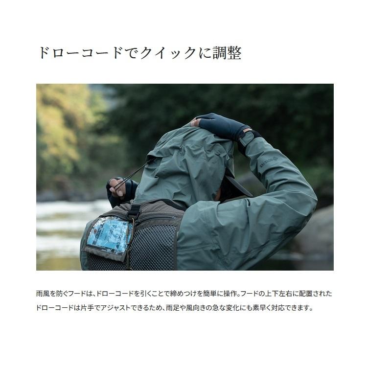 シマノ レインウェア RA-025X ゴアテックスショートレインジャケット ブラック SHIMANO 取寄｜ozatoya｜15