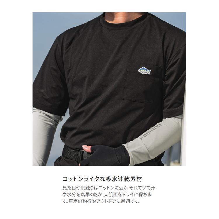 シマノ（SHIMANO） シャツ SH-031Z ドライポケットTシャツ ネイビー