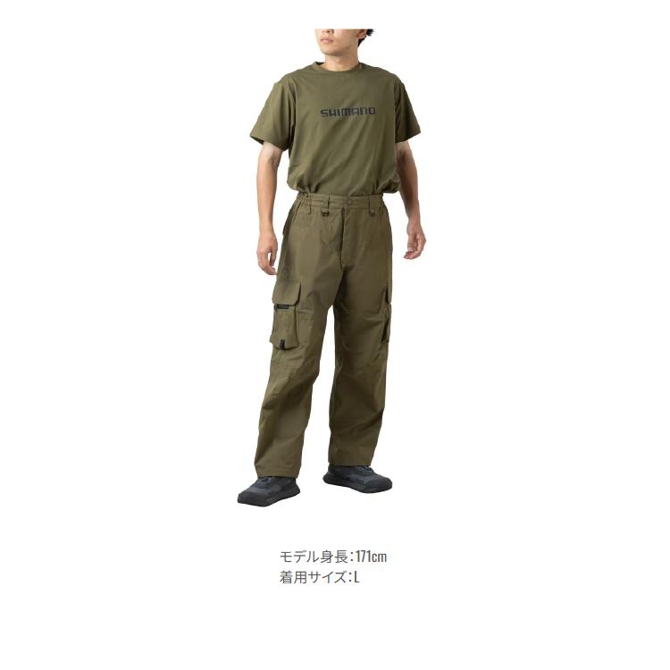 シマノ（SHIMANO） レインウェア RA-024Z ESレインパンツ 03 カーキ