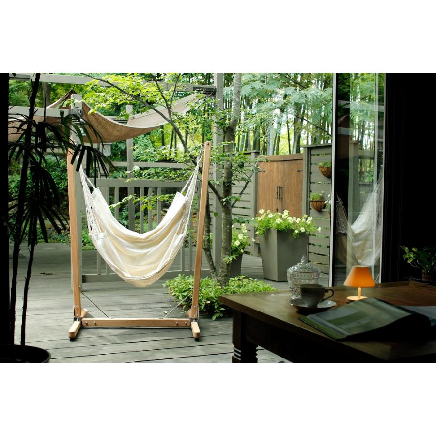 Wood Hammock Chair Stand  ウッドハンモックチェアスタンド 本体のみの画像