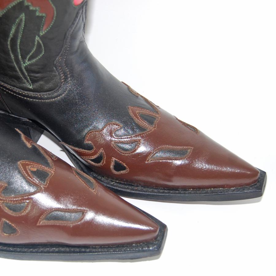 MONTANA モンタナ　ウエスタンブーツ　レザー バラ　レディース　薔薇 MONTANA モンタナ ウエスタンブーツ レザー バラ レディース 薔薇