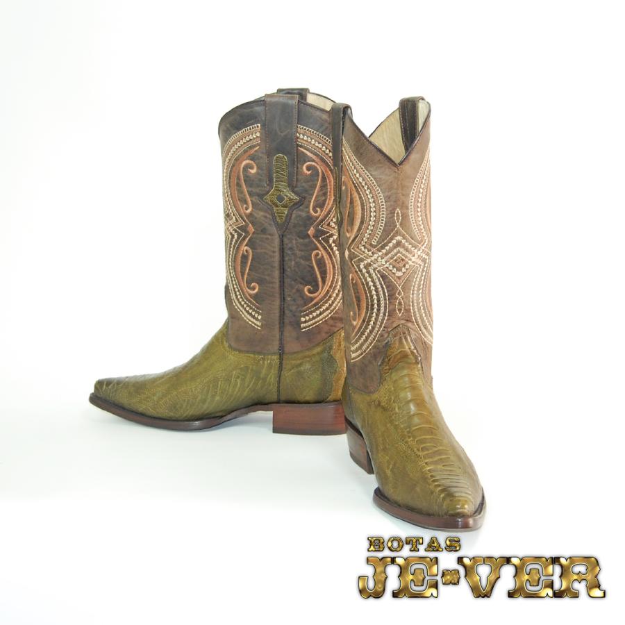 ウエスタンブーツ メンズ 27.0 オーストリッチレッグ 本革