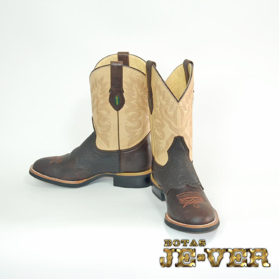 ウエスタンブーツ メンズ 26.5 本革 ローパーブーツ