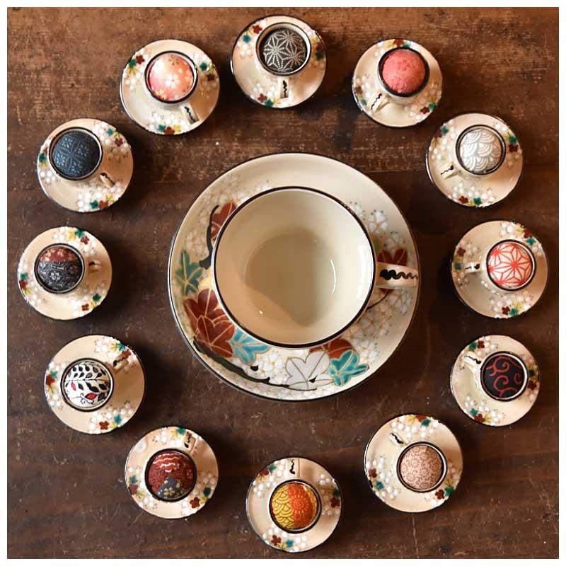 コーヒーカップ 陶器 コーヒーカップ＆ソーサー 珈琲碗 ピッチャー