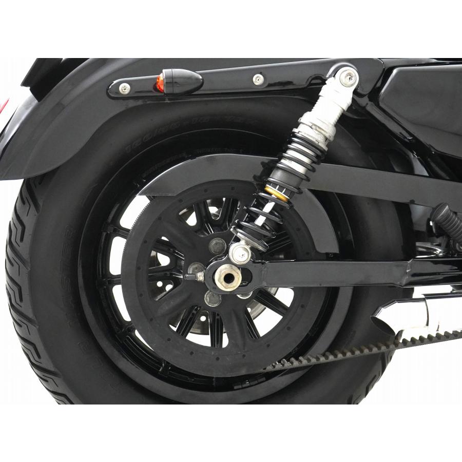 ブラックアウト仕様 XL883R FI スポーツスター 2012年 OHLINSリアサス 