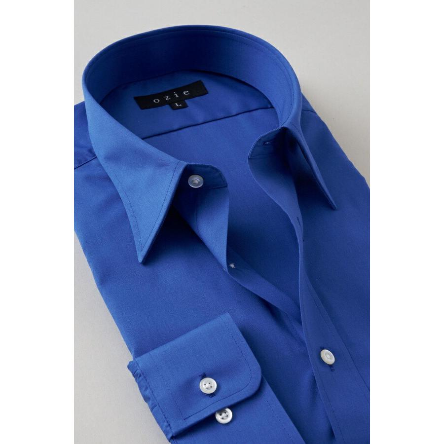 ozie（オジエ） ワイシャツ メンズ 長袖 レギュラーカラー 形態安定