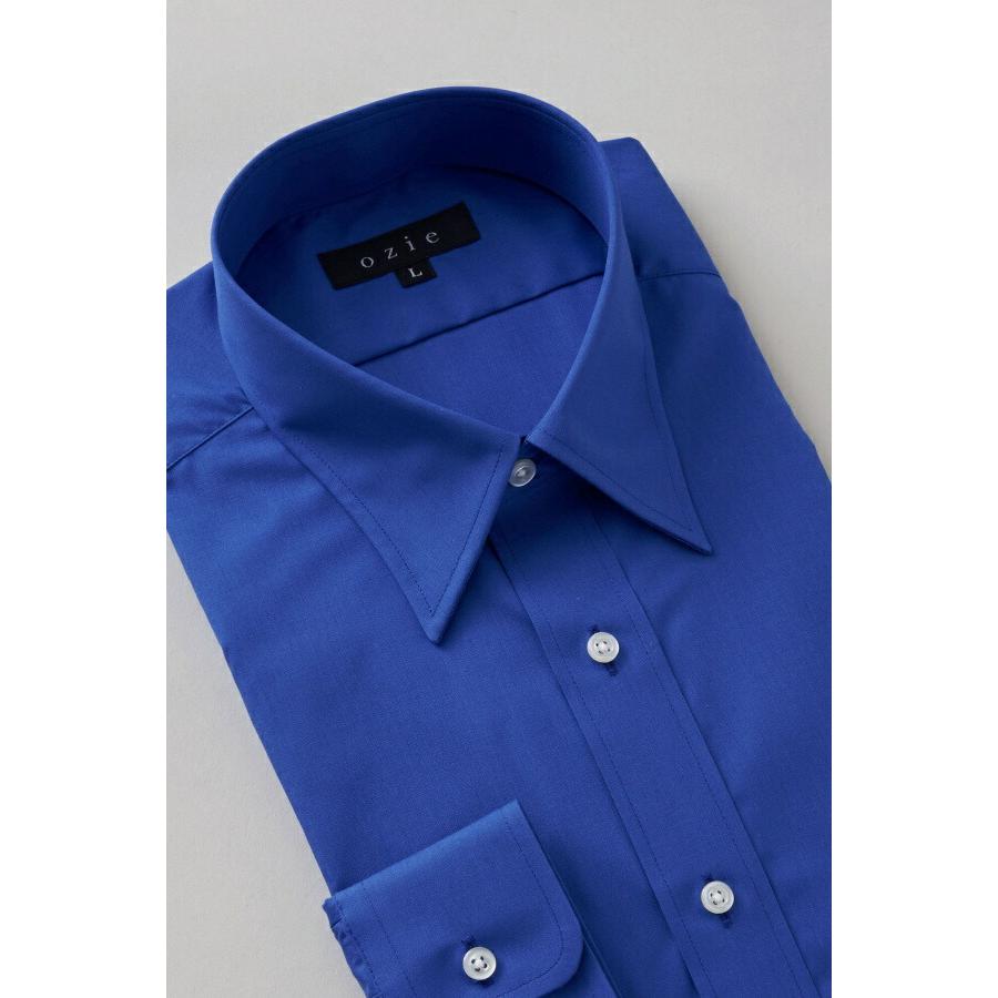 ozie（オジエ） ワイシャツ メンズ 長袖 レギュラーカラー 形態安定