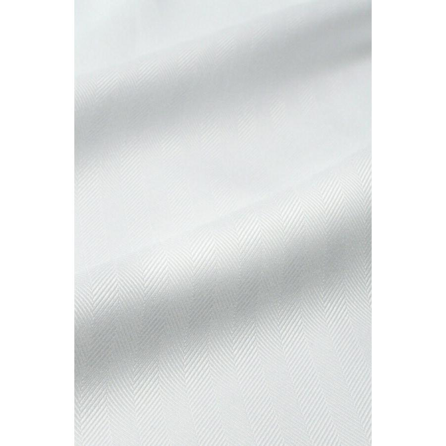 レディース シャツ ビジネス ワイシャツ ブラウス 長袖 イタリアンカラー ホワイト 白 形態安定 日本製 ナチュラルフィット トップス 大きいサイズ おしゃれ | ozie | 12