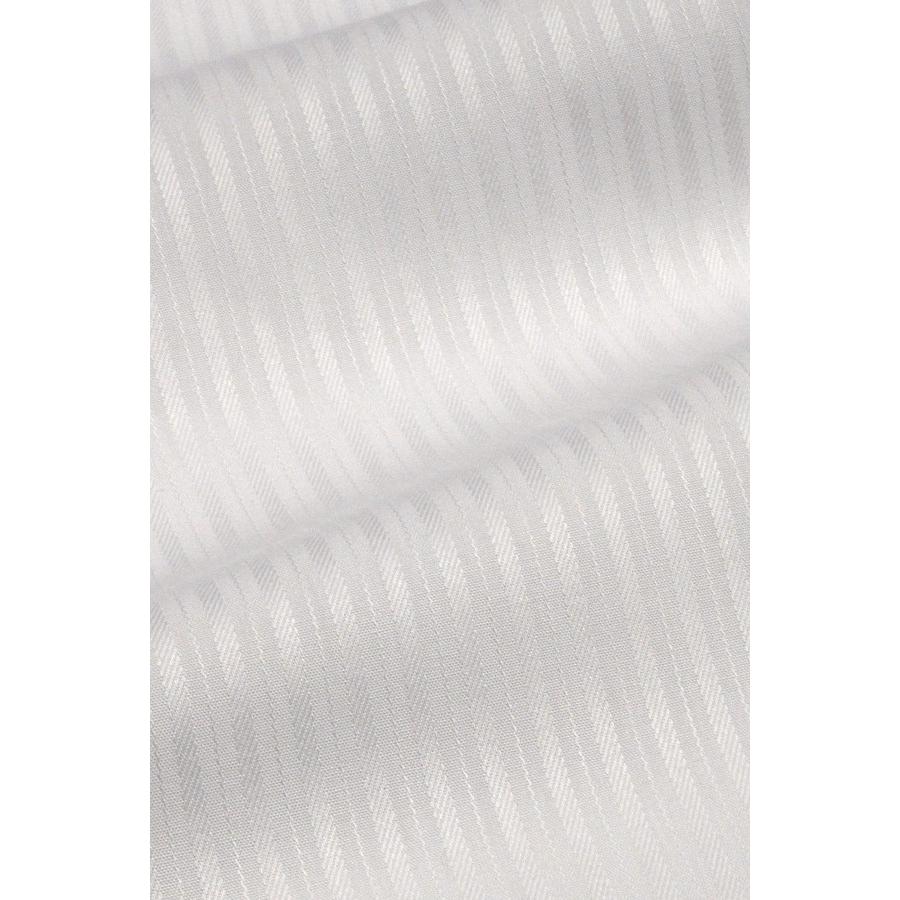 レディースシャツ ブラウス 長袖 ホワイト 白 ワイシャツ オフィス ビジネス ワイドカラー 日本製 ナチュラルフィット トップス 形態安定 大きいサイズ おしゃれ | ozie | 08