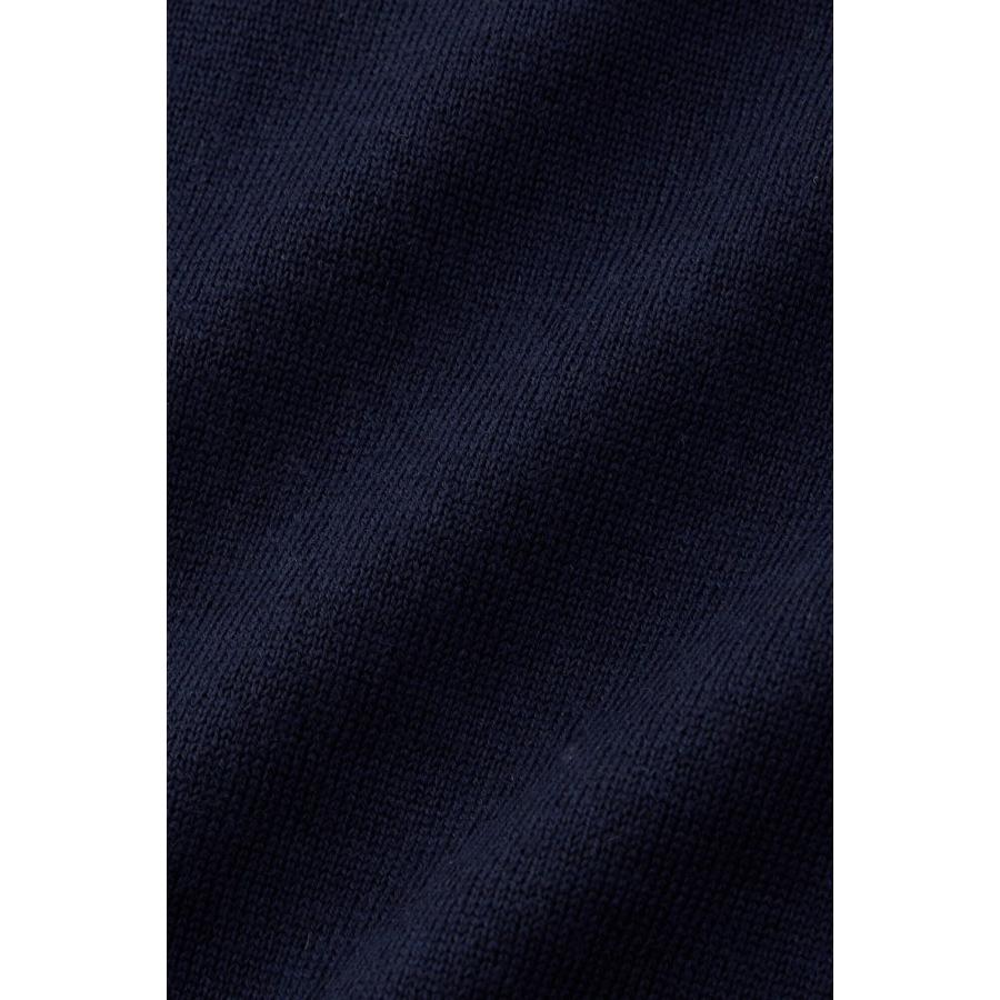 【美品】フォクシー カーディガン ハイゲージウール100% Vネック 紺ネイビー フォックス混】ヘアリーゆるニットカーディガン（カーディガン/ボレロ