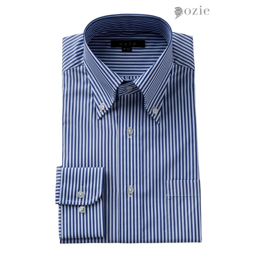 ozie（オジエ） ワイシャツ メンズ 長袖 カッターシャツ Yシャツ