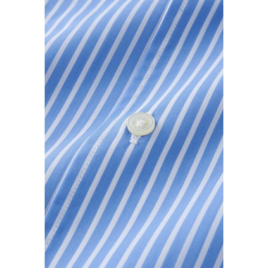 ワイシャツ メンズ 長袖 カッターシャツ yシャツ ビジネスシャツ 形態安定 ボタンダウン スキッパーシャツ イタリアンカラー ブロード おしゃれ | ozie | 05