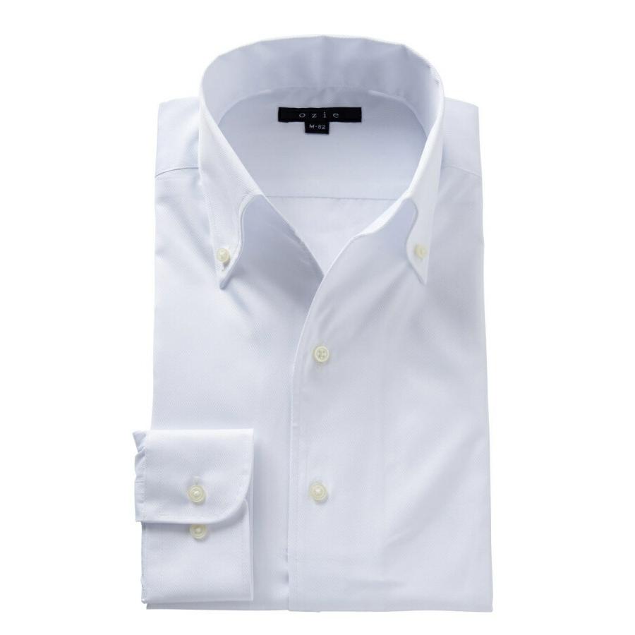 ozie ワイシャツ メンズ 長袖 ビジネスシャツ Yシャツ カッター