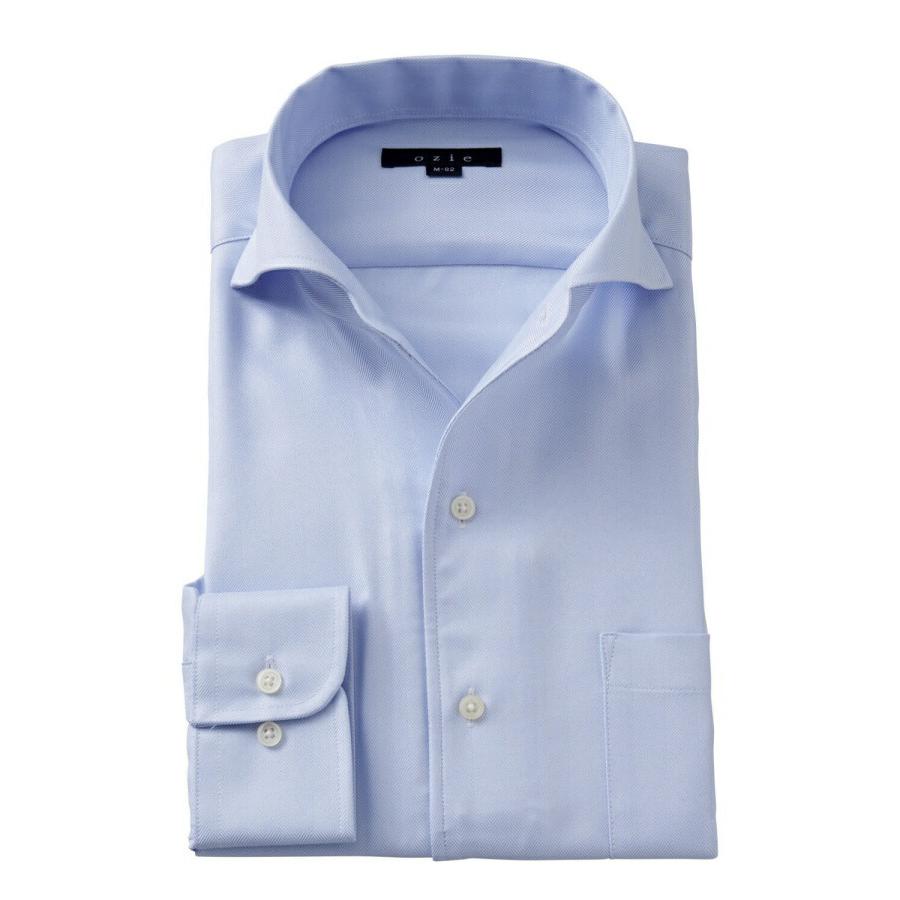 ワイシャツ メンズ 長袖 ビジネスシャツ Yシャツ カッターシャツ 形態安定 イタリアンカラー ワイド おしゃれ 大きいサイズ 無地 人気の新作