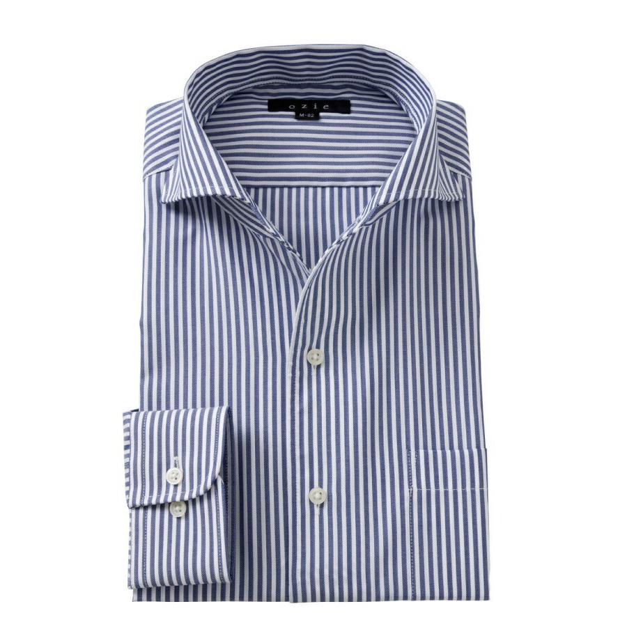 ワイシャツ メンズ 長袖 ビジネスシャツ Yシャツ カッターシャツ 形態安定 イタリアンカラー ワイド おしゃれ 大きいサイズ 優先配送