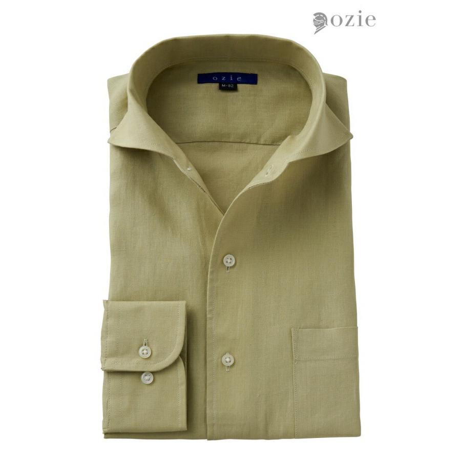ozie（オジエ） ワイシャツ メンズ 長袖 カッターシャツ yシャツ