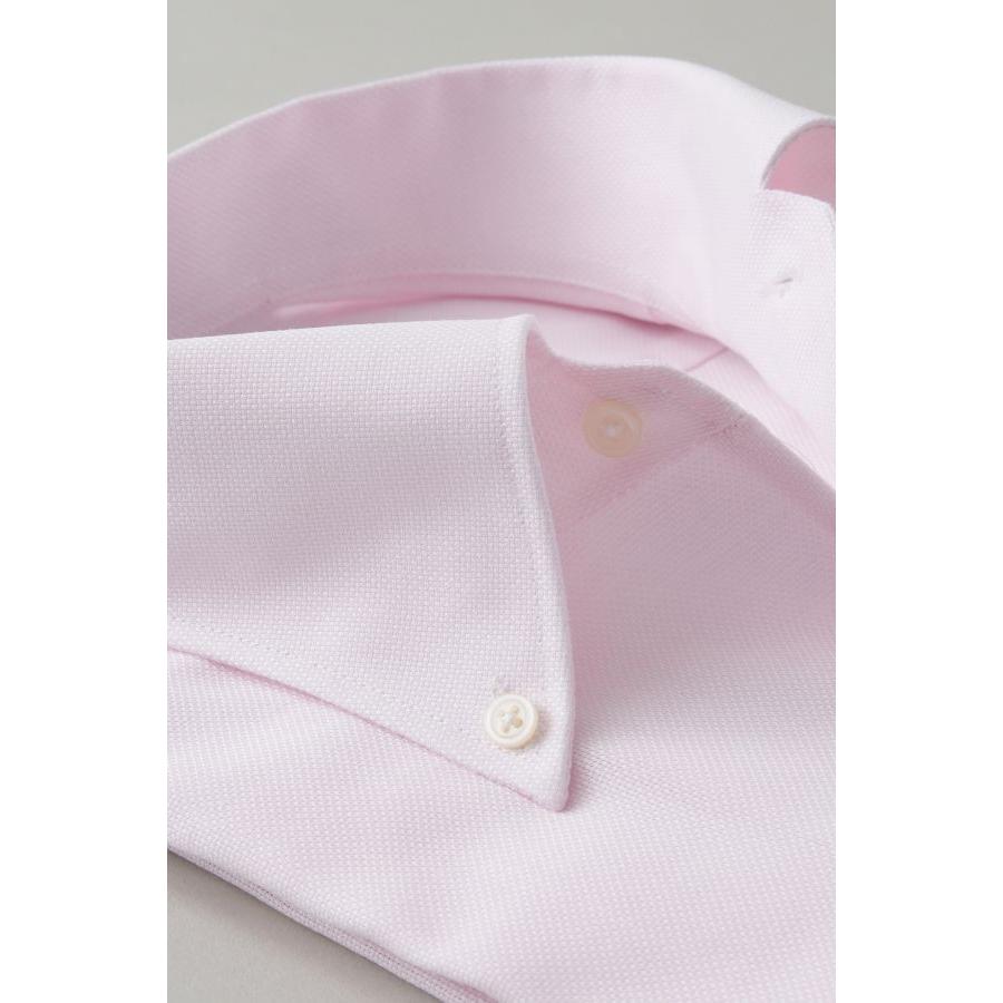 ワイシャツ メンズ 長袖 スリム ビジネスシャツ Yシャツ ドレスシャツ イタリアンカラー ボタンダウン おしゃれ 大きいサイズ 綿100 アイスコットン ピンク 8051 Y03f Pink Ozie オジエ ワイシャツ専門店 通販 Yahoo ショッピング